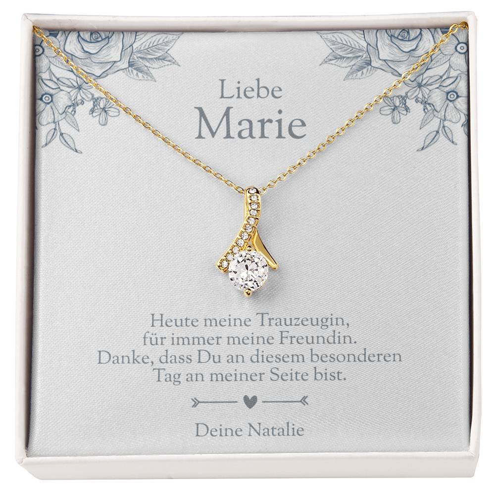 geschenk trauzeugin kette