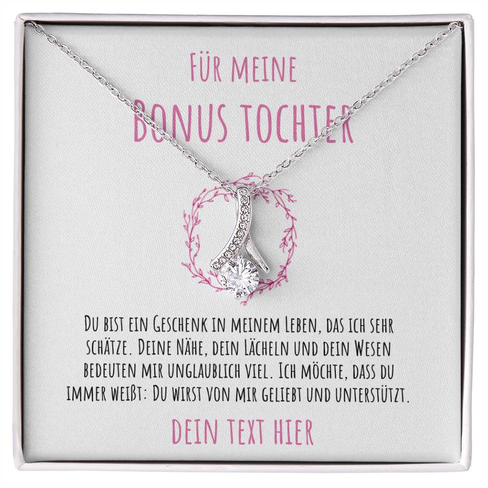 Schmuckgeschenk für Stieftochter mit emotionaler Botschaft