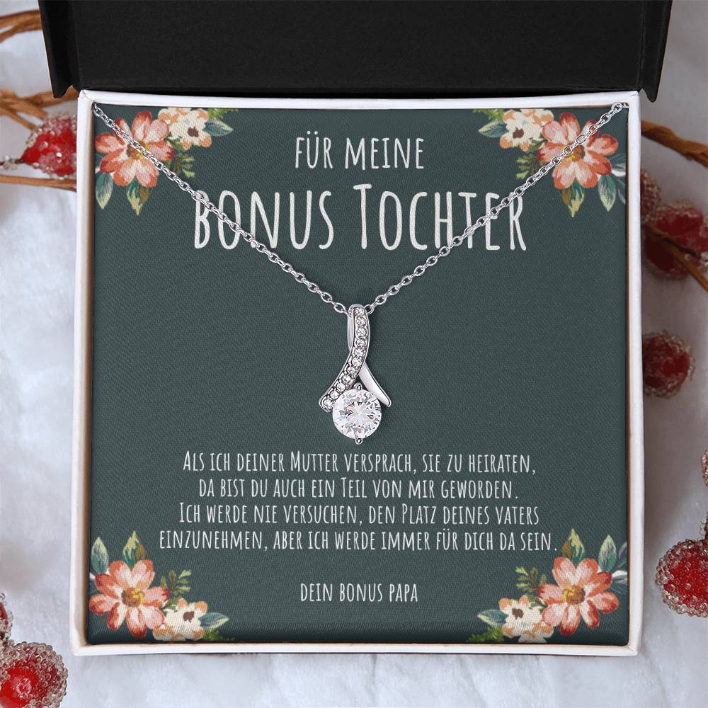 Stilvolles Weihnachtsgeschenk für Stieftochter – Schmuckset mit personalisierbarer Karte