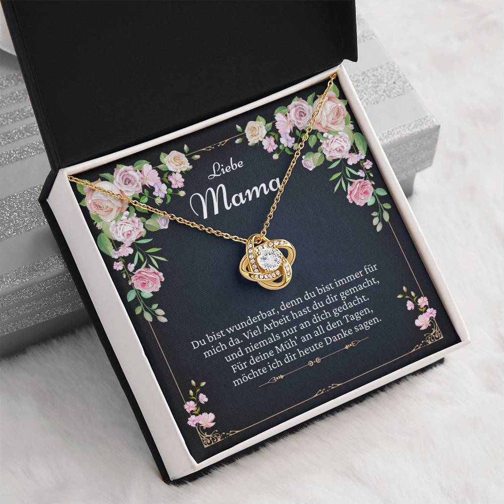 Schönes Geschenk für Mutter zum Muttertag als Halskette