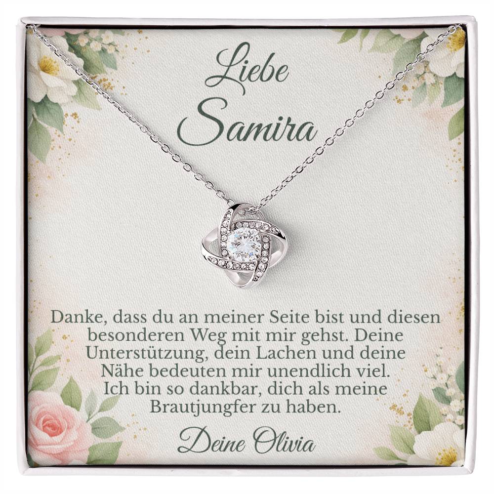 liebevolles brautjungfer geschenk
