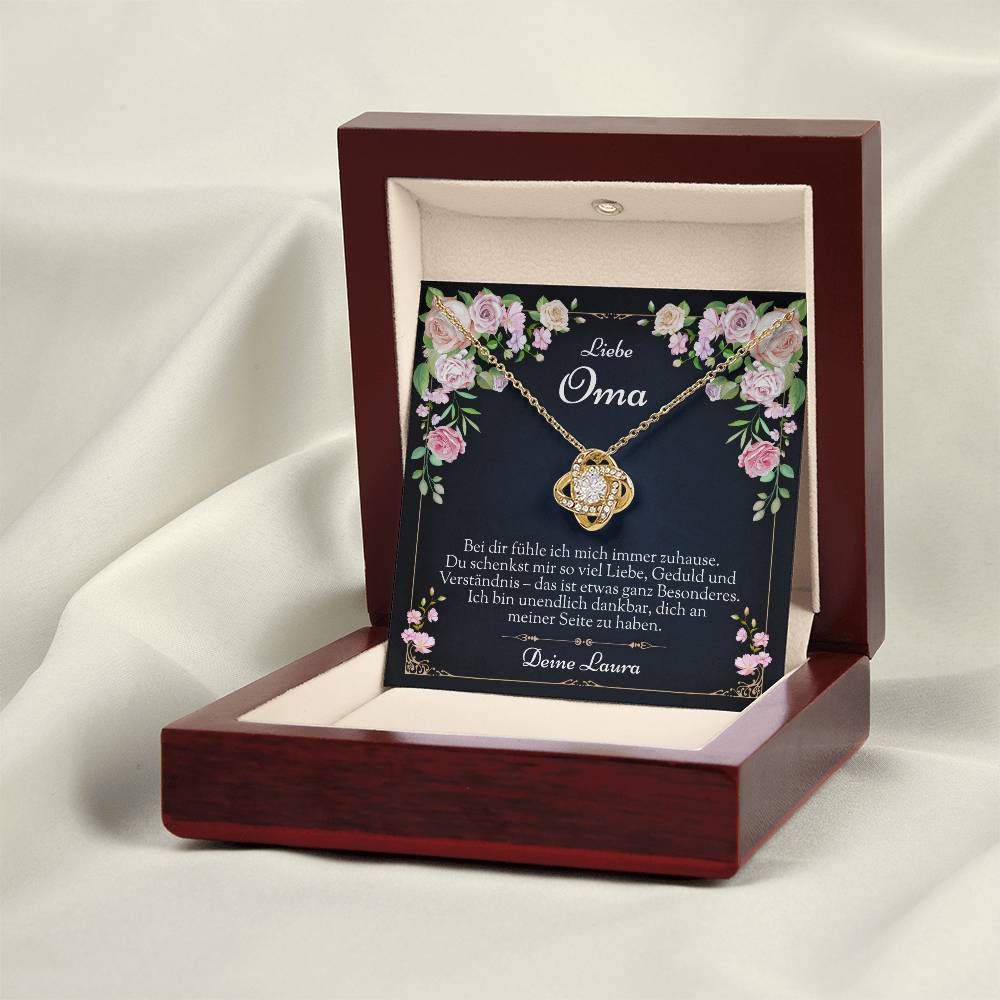 Schöne Kette als Geburtstagsgeschenk für Oma – Von Enkelin mit Liebe