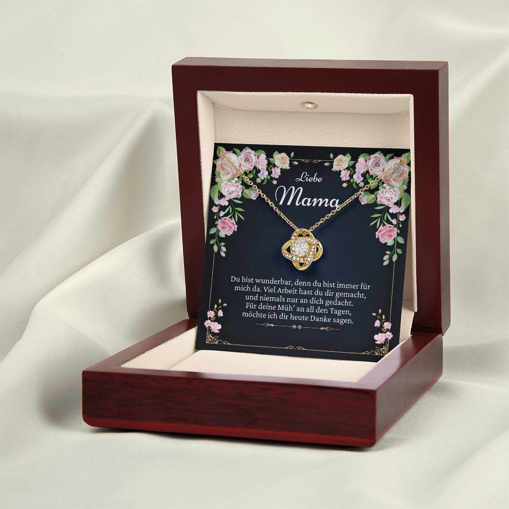 Elegante Halskette für Mutter als persönliches Geschenk