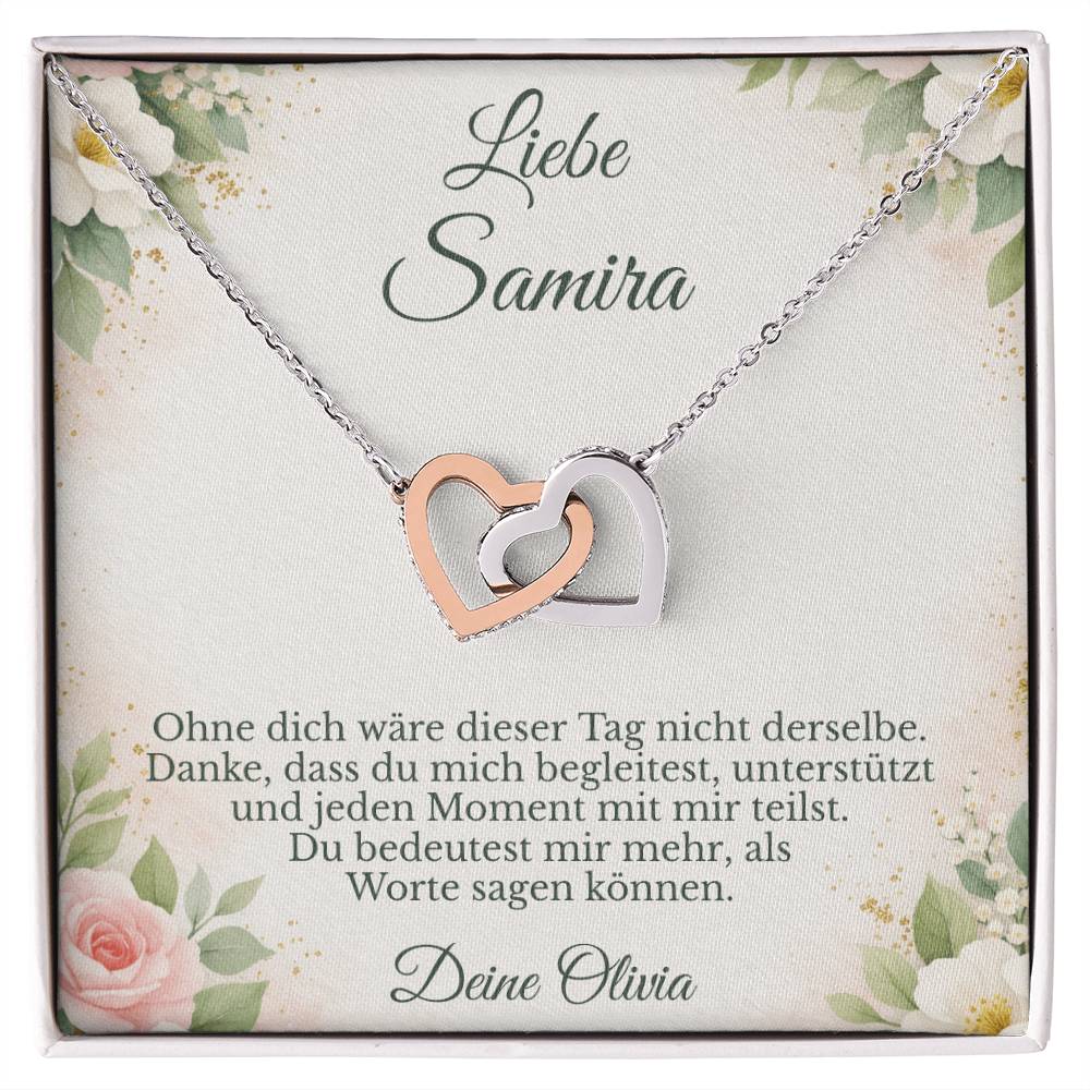 personalisierte karte brautjungfer geschenk