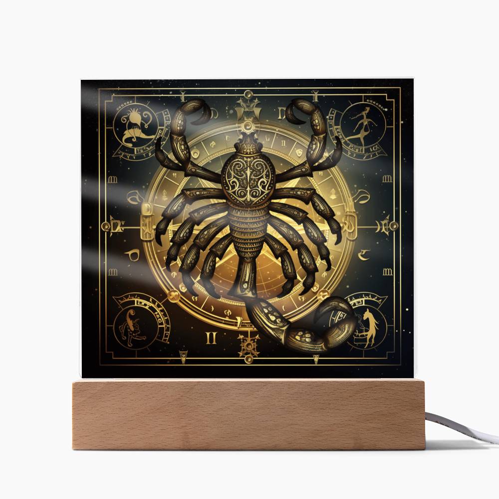 Skorpion-Nachtlampe: Ein geheimnisvolles Geschenk.