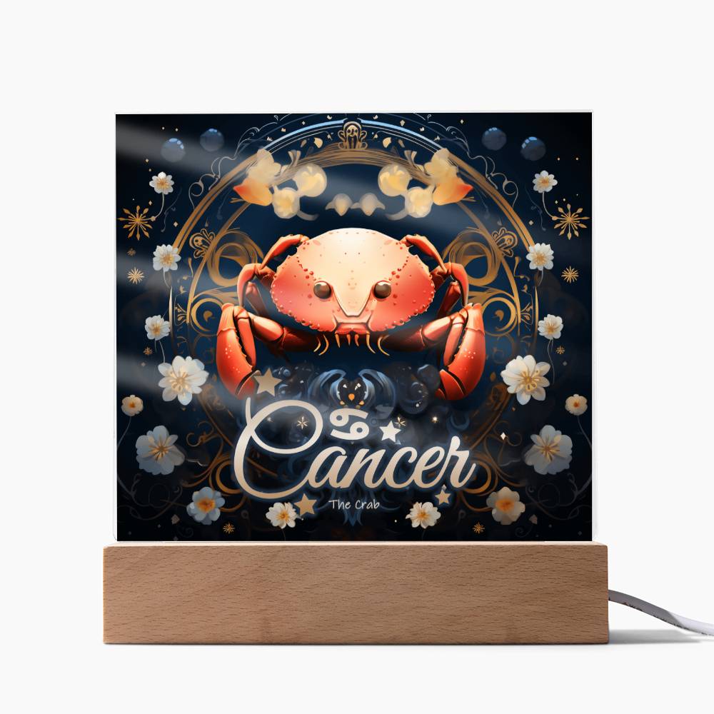 Krebs-Nachtlampe: Ein liebevolles Geschenk für Zuhause.