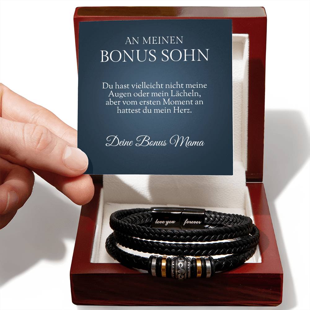 Bonus Sohn Geschenk – hochwertiges Armband mit persönlicher Note