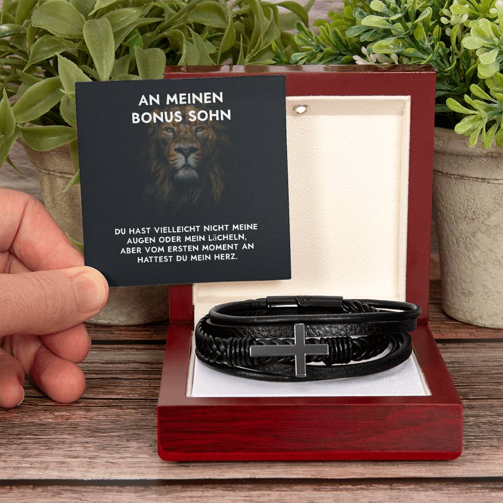 Stiefsohn Geschenk – modernes Armband für eine besondere Verbindung