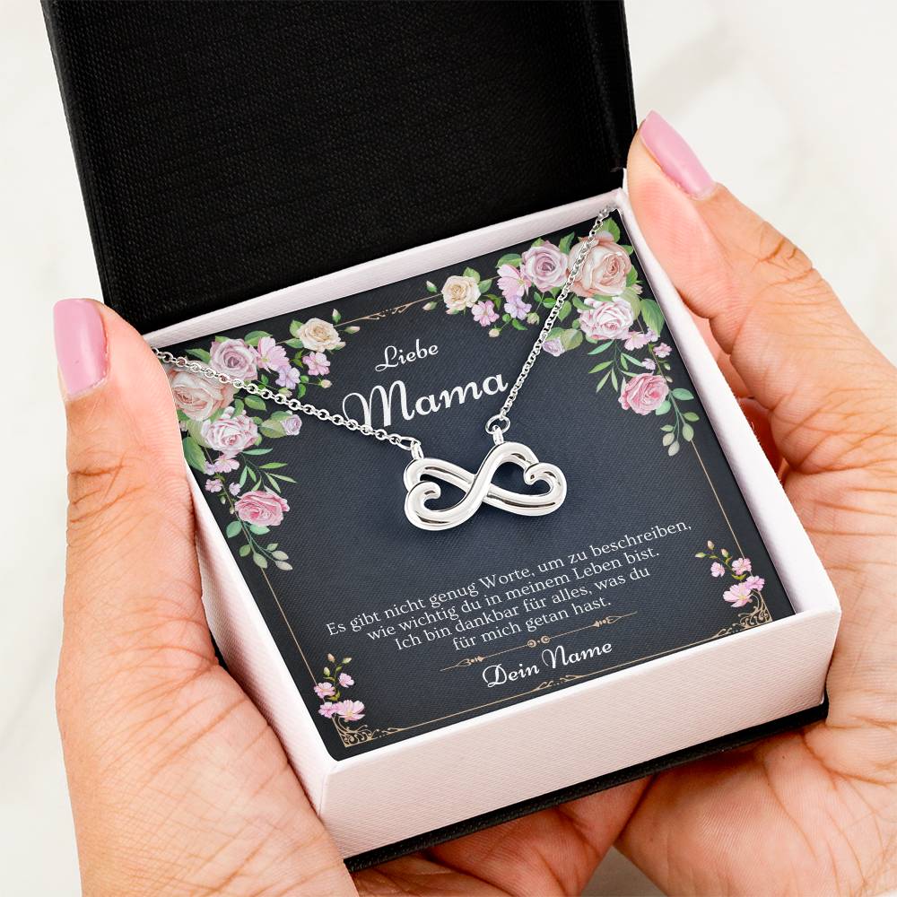 Kette für Mama mit funkelndem Zirkonia-Anhänger – perfekte Geschenkidee für Mutter