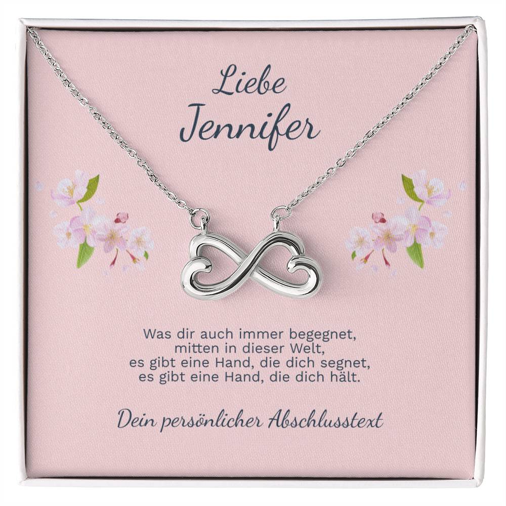 Elegante Halskette als Geschenk zur Konfirmation für Mädchen mit Schmuckbox