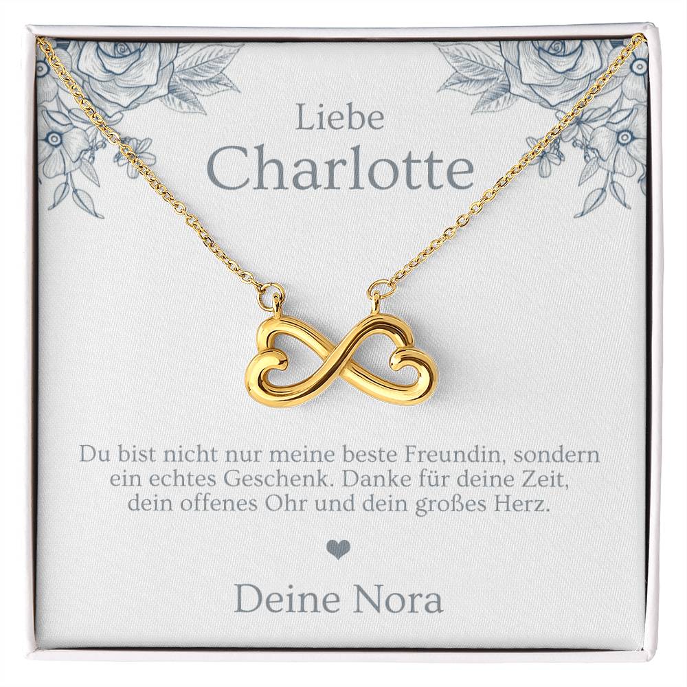 Schmuck Geschenk für die beste Freundin mit Personalisierung und Geschenkbox