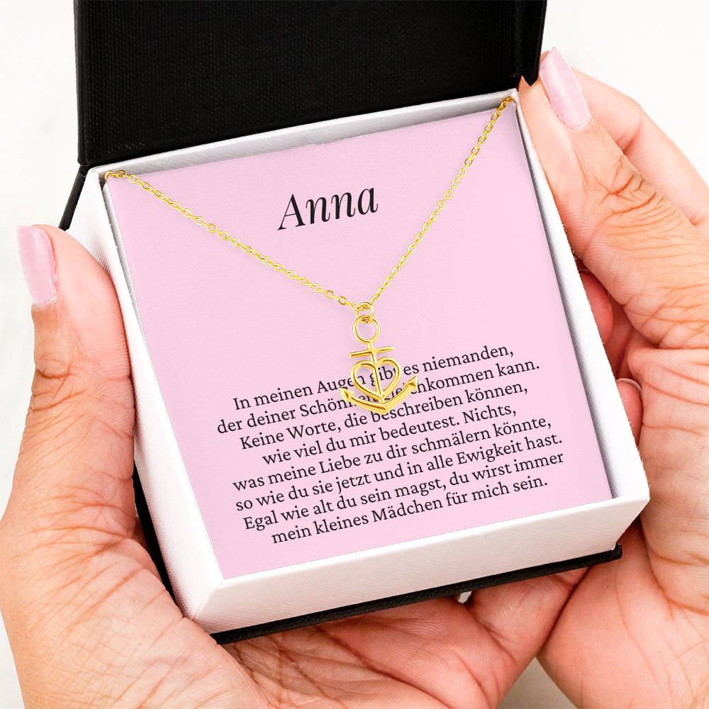 Emotionales Geschenk für Mädchen mit Halskette und Karte