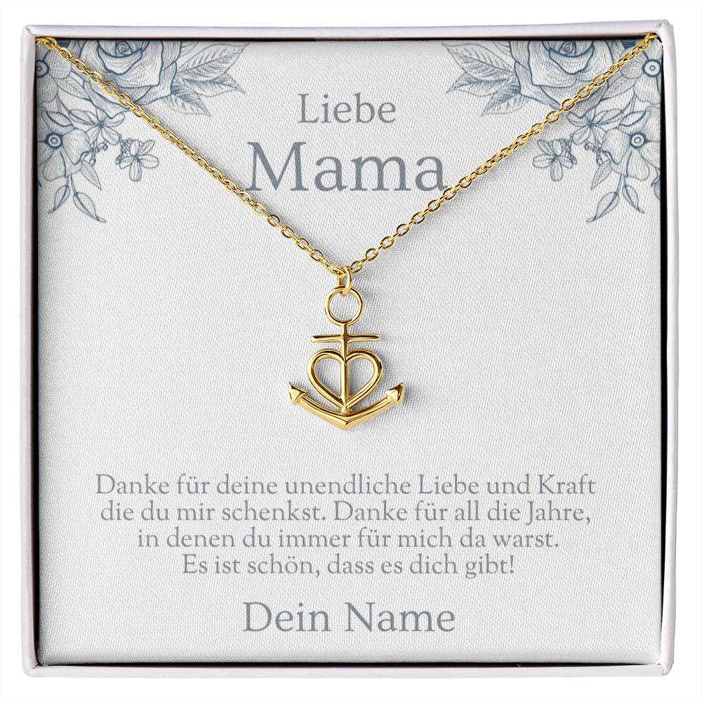 Danke Mama Geschenk Halskette