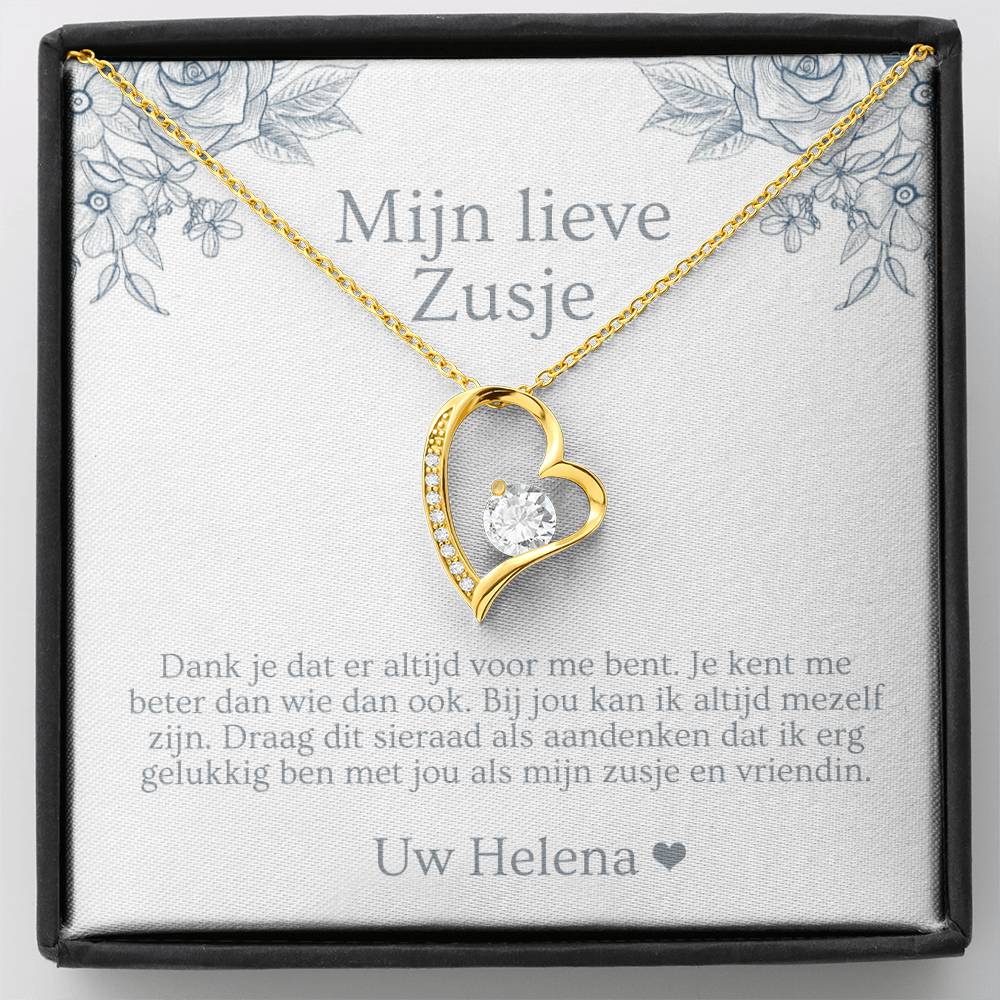 Sieraden voor zus - Luxe presentatie van prachtige sieraden