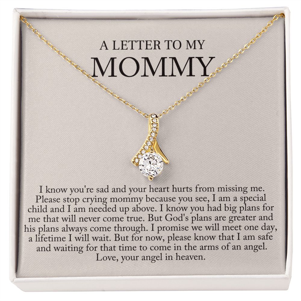 'A letter to my mommy' Allure Halskette