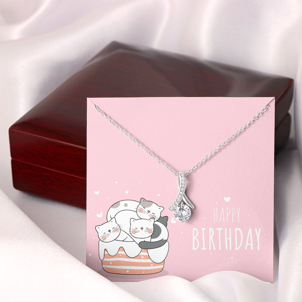 'Happy Birthday Katzen Edition' Allure Halskette